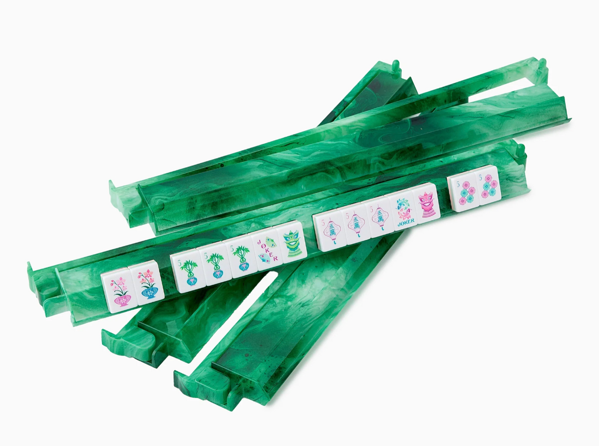 OH MY MAHJONG Agate Rack and Pusher Set