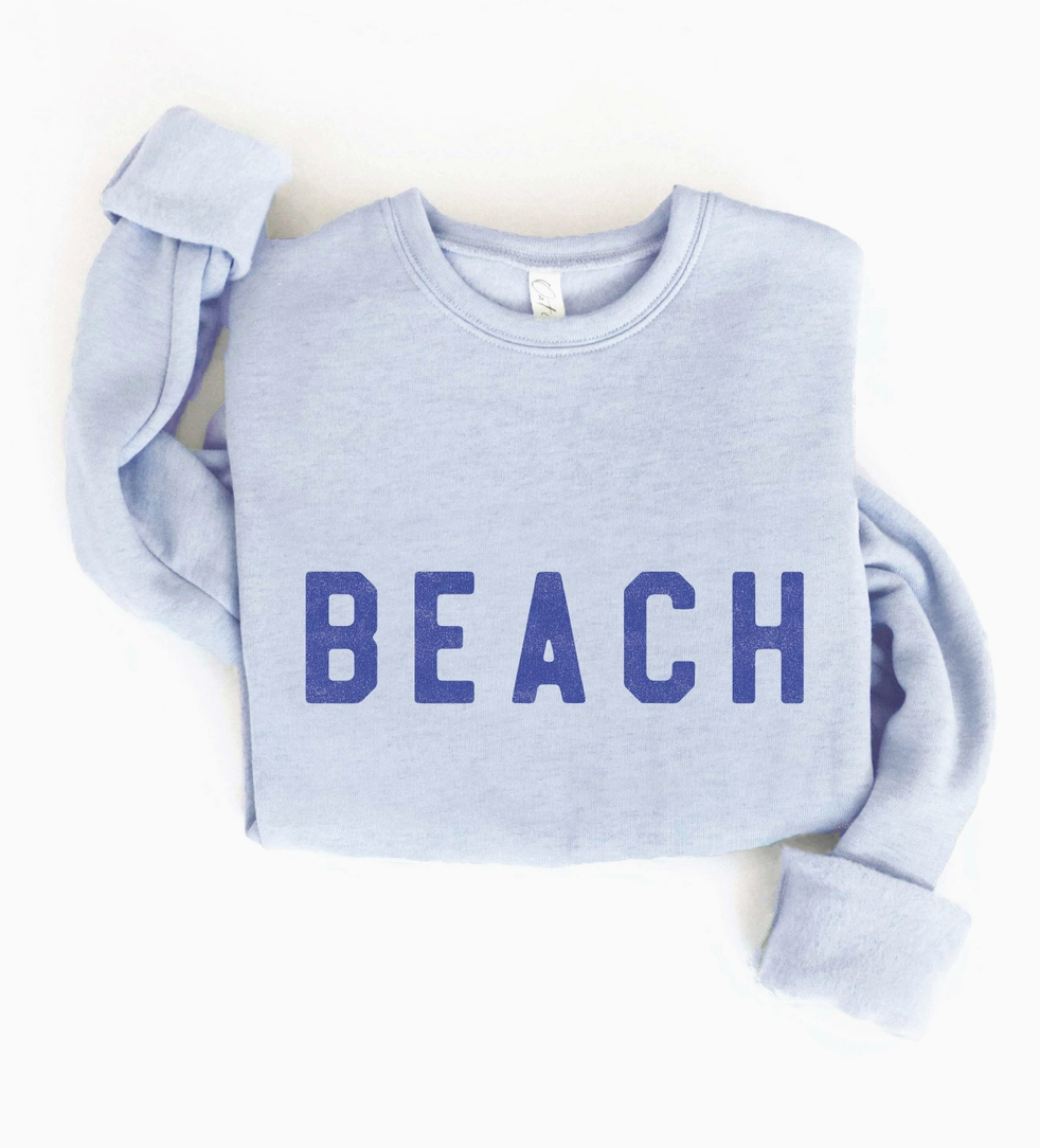 Beach Sweatshirt Light Blue