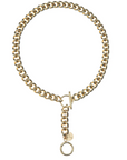 JANE WIN Curb Chain Lariat with T-Bar