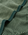 CHAPPYWRAP Harborview Herringbone Forest Green Blanket