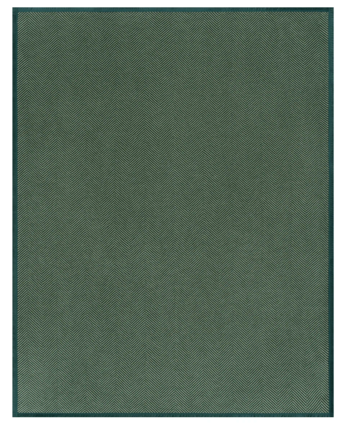 CHAPPYWRAP Harborview Herringbone Forest Green Blanket