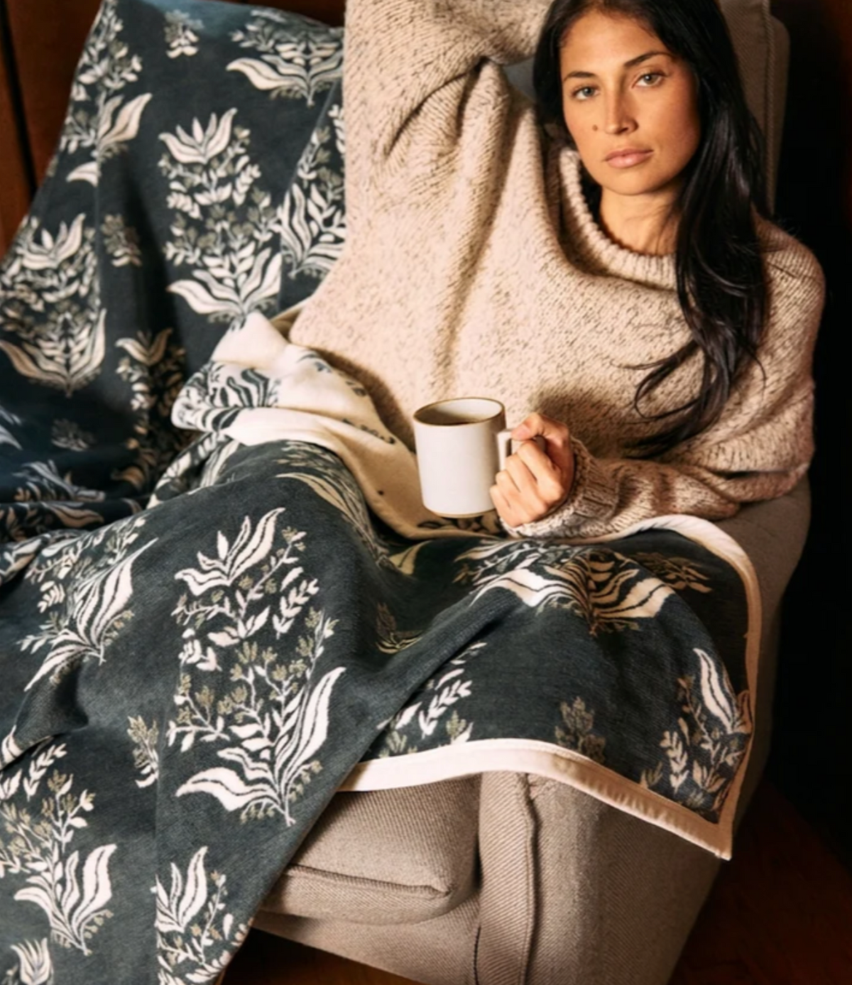 CHAPPYWRAP Florence Blockprint Blanket