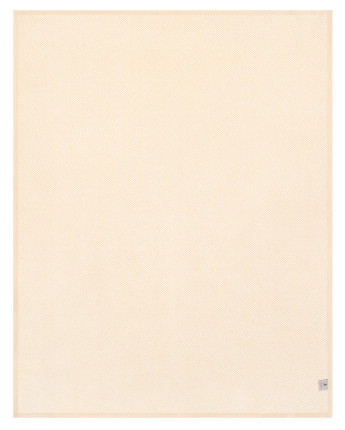 CHAPPYWRAP Harborview Herringbone Cream Midi Blanket