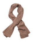 CHAPPYWRAP Katama Plaid Chocolate Shawl