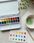 Watercolor Paint Set 18 Colors with Brush