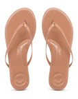 SOLEI SEA Indie Light Nude Patent Sandal