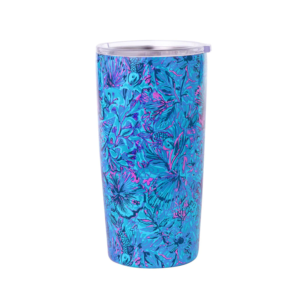 LILLY PULITZER Stainless Steel Thermal Mug Shells N Bells