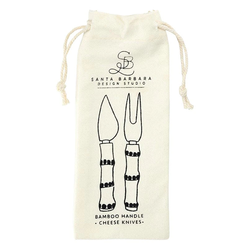 Bamboo Handle Cheese Knives-Set/2