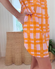 SHERIDAN FRENCH Rhodes Dress Blossom Gingham