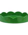 ADDISON ROSS Small Round Scallop Tray Leaf