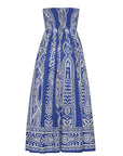 CARA CARA Torres Dress Rowan Cobalt