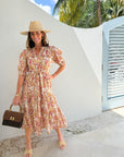 LOLA AUSTRALIA Pacific Dress Tea Rose
