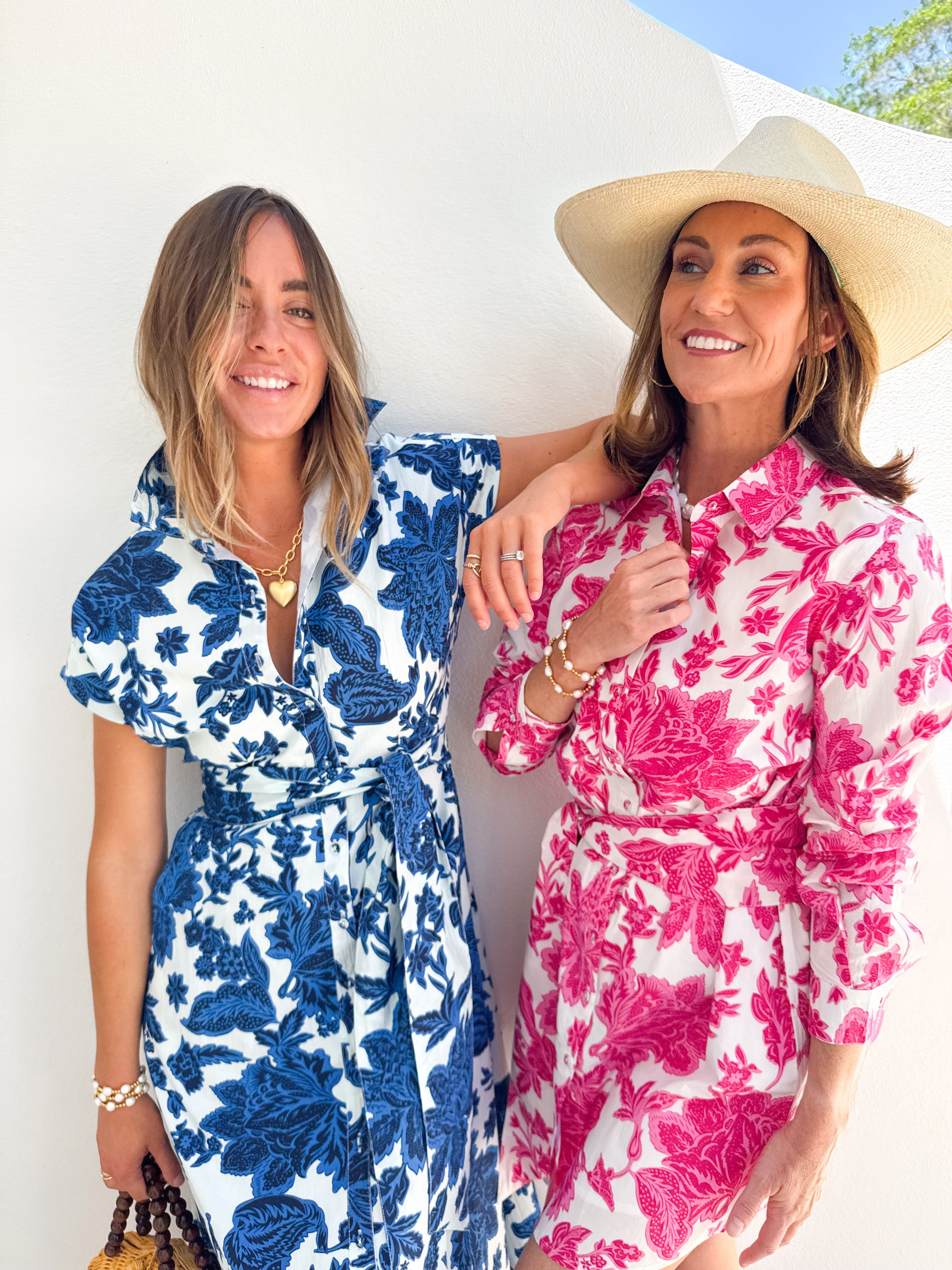 FITZROY &amp; WILLA Russell Mini Dress Pink Gordes