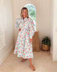 BANJANAN Harris Shirt Dress Placid