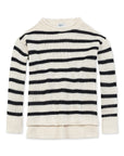 HIHO Relaxed Crew Sweater Night Sky Stripe