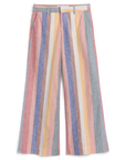 FRANK & EILEEN West Village Wide Leg Trouser Cabana Stripe