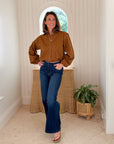 OMIKA Nero Blouse Solid Cinnamon