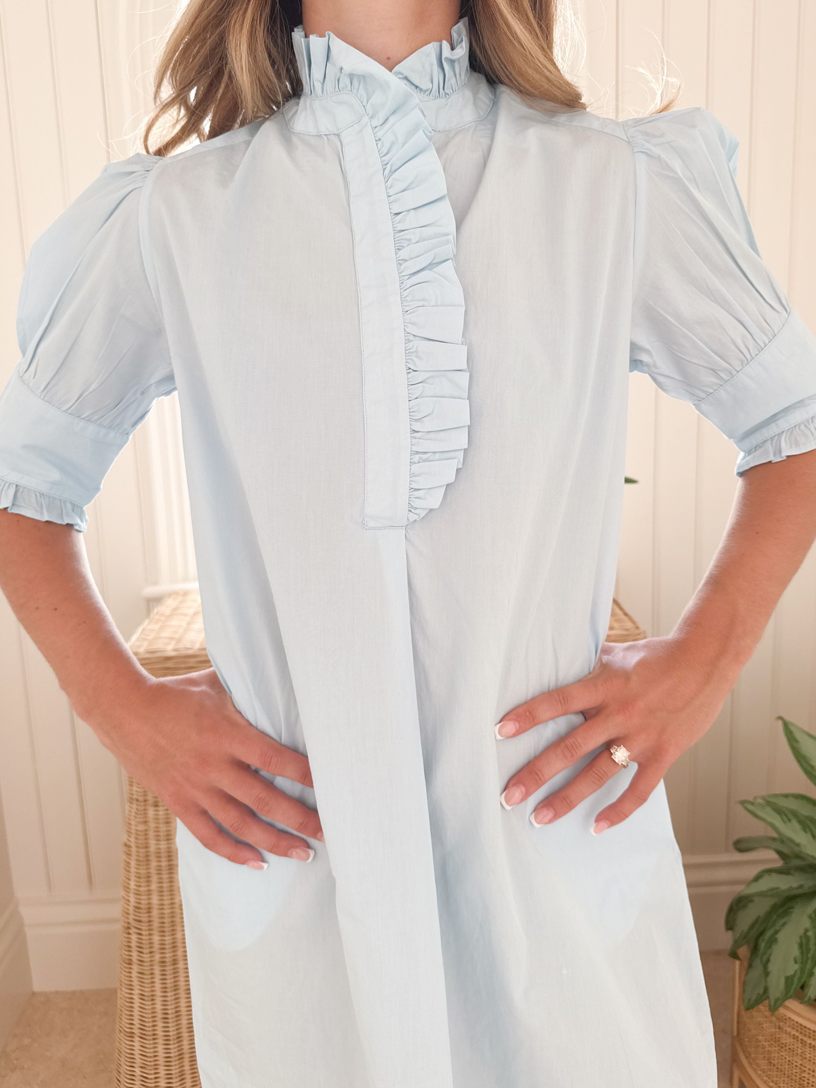 NAVYBLEU Westport Dress Carolina Blue