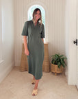 FRANK & EILEEN Emma Dress Nori