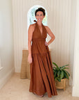 KIVARI Anouk Maxi Dress Mocha