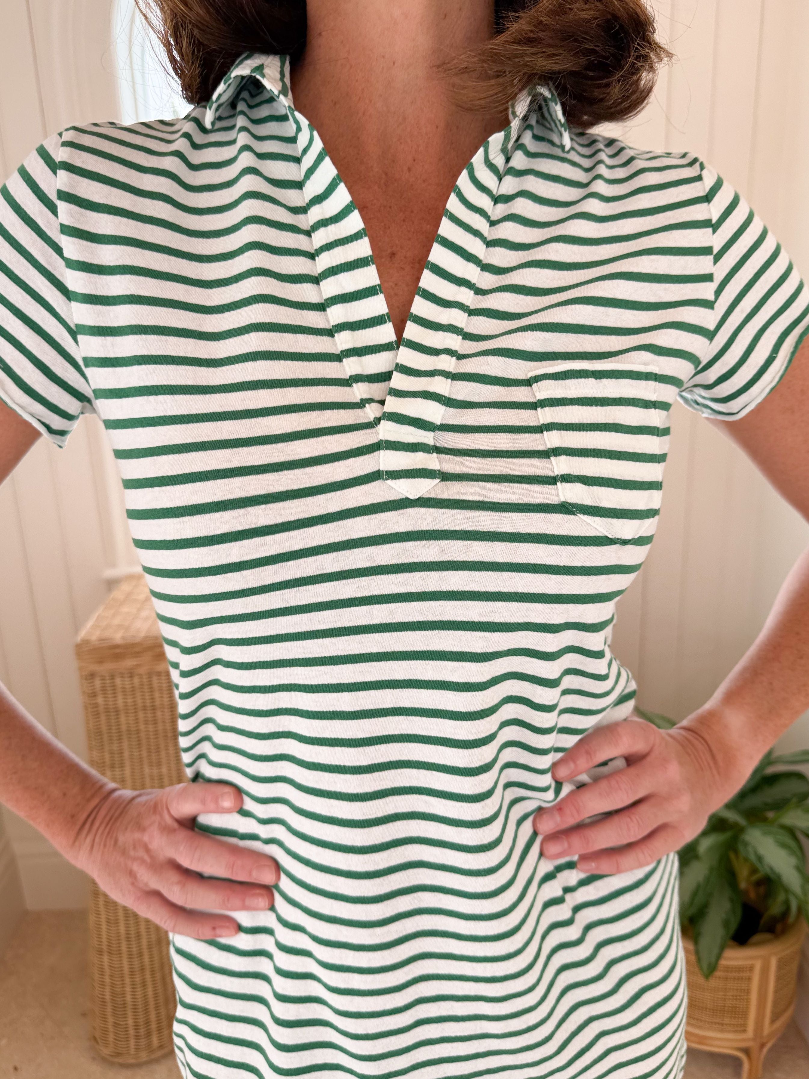 green and white polo dress Fore All Women's Venus Dress 9147440- Large Green