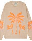 JUMPER 1234 Palm Crew Biscuit and Orange