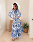 CARA CARA Oscar Top Mod Floral Blue