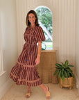 OMIKA Wren Midi Dress Espresso