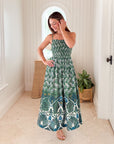 CARA CARA Carmen Dress Samara Green