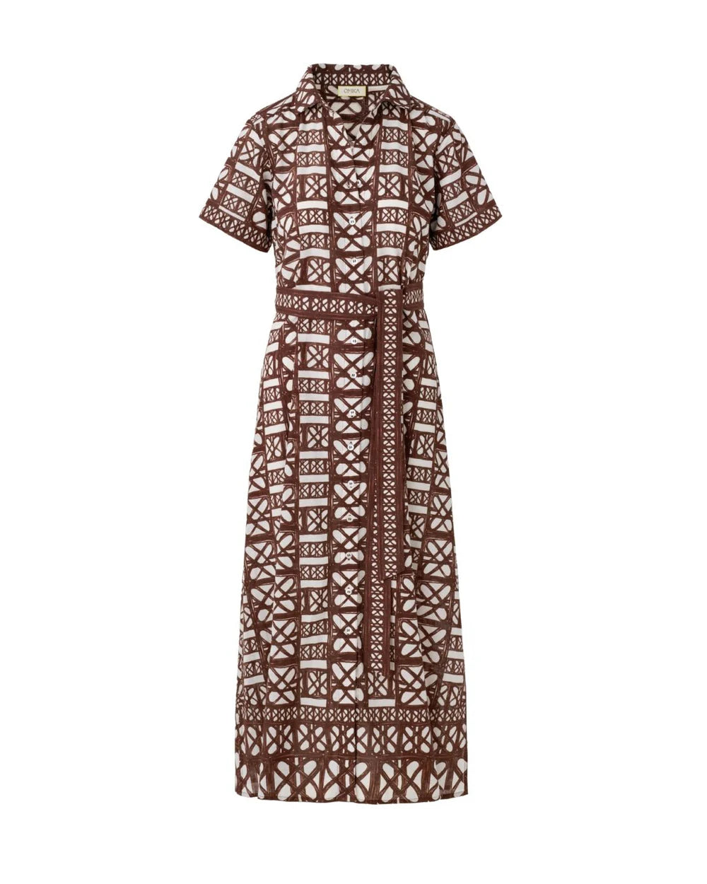 OMIKA Amira Shirtdress Nari Cacao