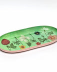 Field of Flowers Oval Enamel Tray