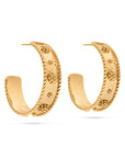 CAPUCINE DE WULF Berry Hoop Earrings - Gold
