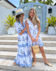 OLIPHANT Cinched Flirty Mini Laguna Blue