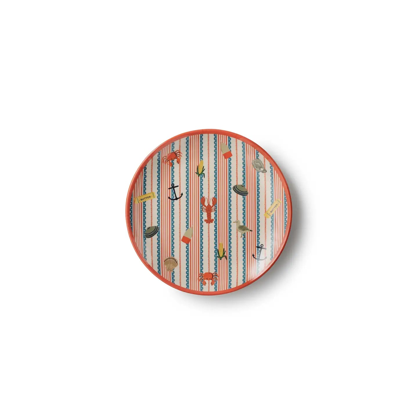 RIFLE PAPER CO. Seaside Melamine Dessert Plate Set