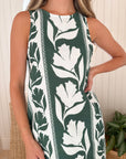 OMIKA Maggie Midi Dress Gwenn Palm