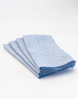 Campbell Blue Chambray Napkins-Set/4