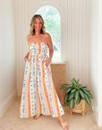 PALM NOOSA West Dress Tropical Stripe