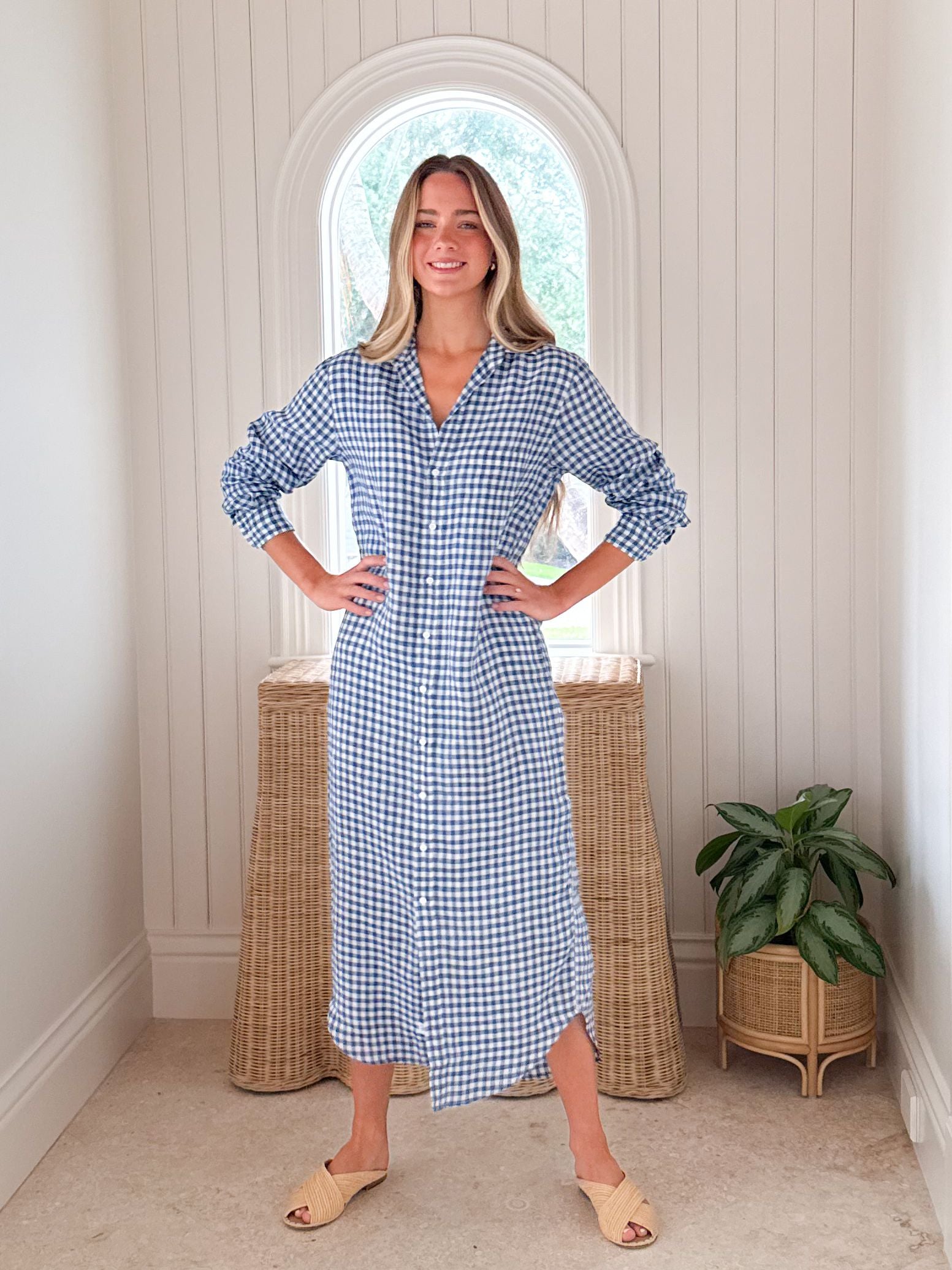 FRANK & EILEEN Rory Shirtdress Blue Check – Matilda's Life Style