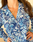 FITZROY & WILLA PJ Set Big Blue Floral