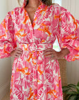 PALM NOOSA Noddy Dress Pink Lobster