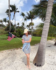 FRANK & EILEEN Lauren Polo Dress White/British Royal Navy Stripe