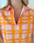 SHERIDAN FRENCH Rhodes Dress Blossom Gingham