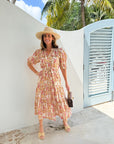 LOLA AUSTRALIA Pacific Dress Tea Rose