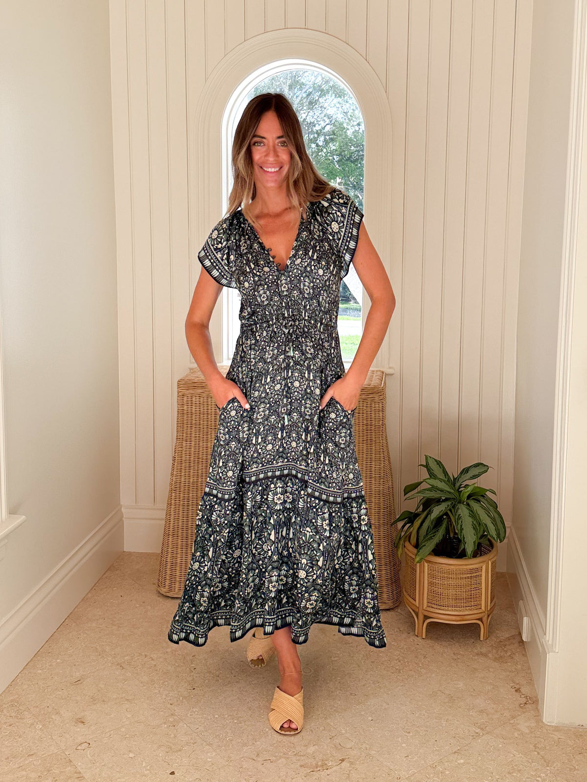OMIKA Cora Midi Dress Malia Moss
