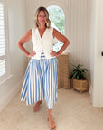HUNTER BELL Alyssa Skirt Sailing Stripe
