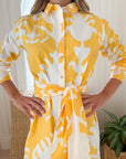 FITZROY & WILLA Russell Mini Dress Sunshine Big Ikat