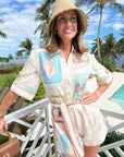 KIVARI Coastline Playsuit Coastline