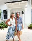 HUNTER BELL Alyssa Skirt Sailing Stripe