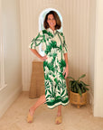 WALKER & WADE Day Break Dress Green Bali Jungle