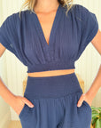 FELICITE Vacay Top Navy